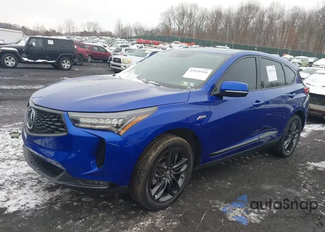2024 Acura Rdx A-Spec Package z USA, uszkodzony, nr VIN 5J8TC2H63RL008387